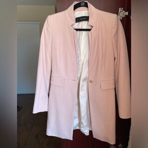 Zara Blush Pink Women's Mid Length coat
